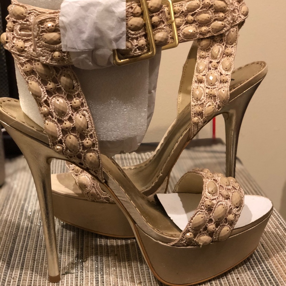 Brand new Bebe platform heels